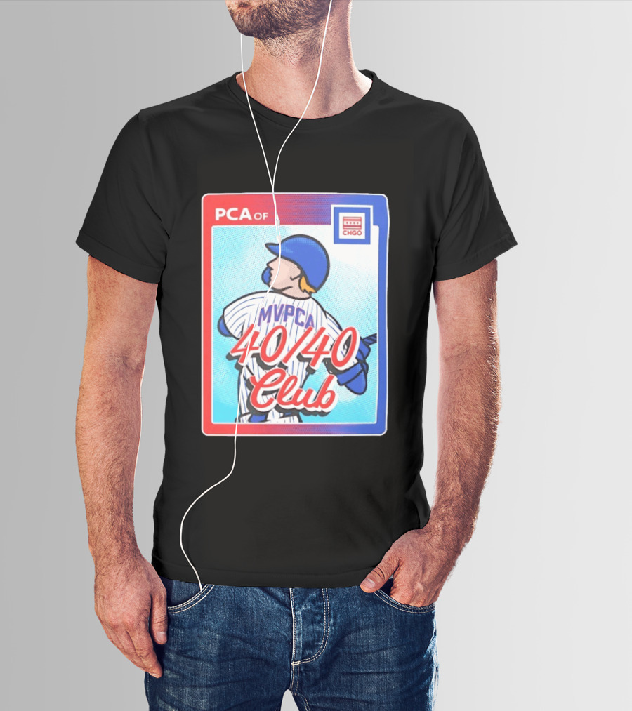 PCA CHGO MVP 40/40 Club Baseball Chicago Cubs T-Shirt
