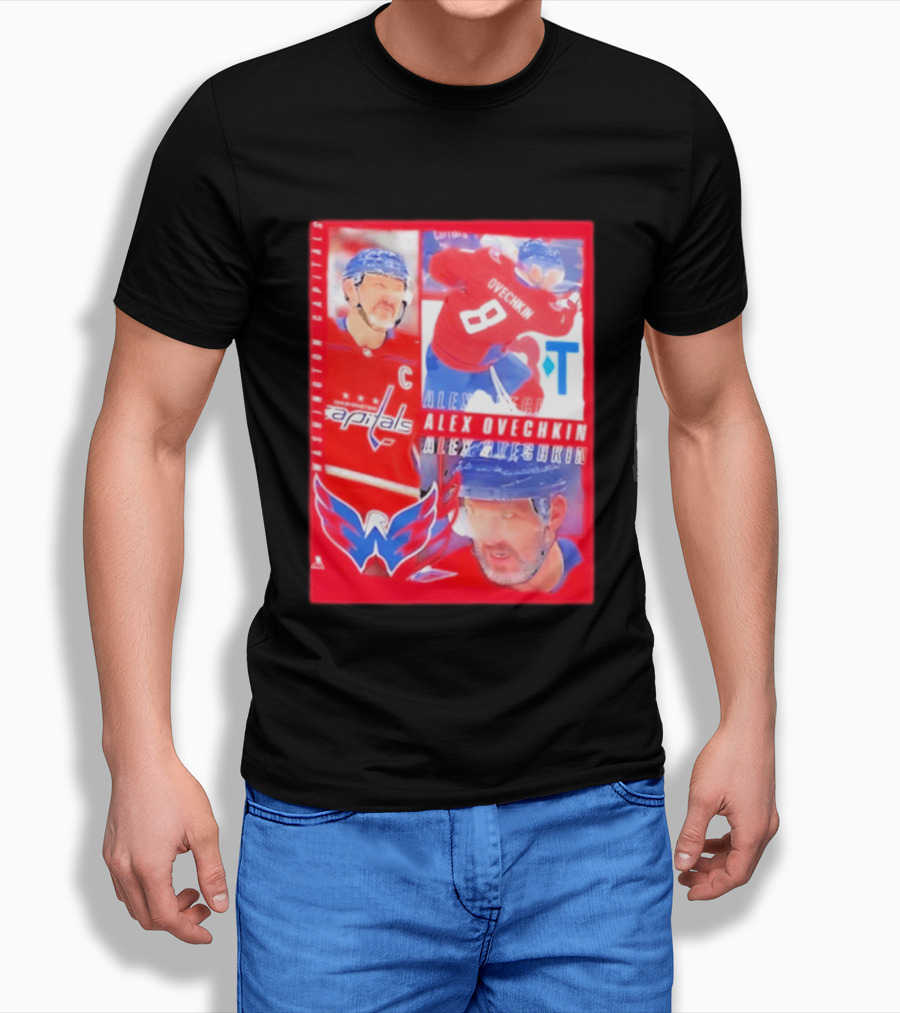 Washington Capitals Alex Ovechkin 8 NHL 2026 T-Shirt
