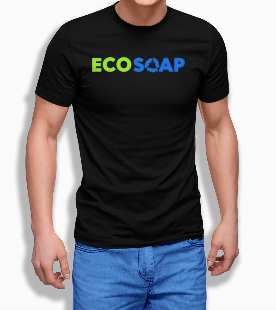 Purchased Equals 100 Bars Donated Ecosoap Green Blue Recycling T-Shirt