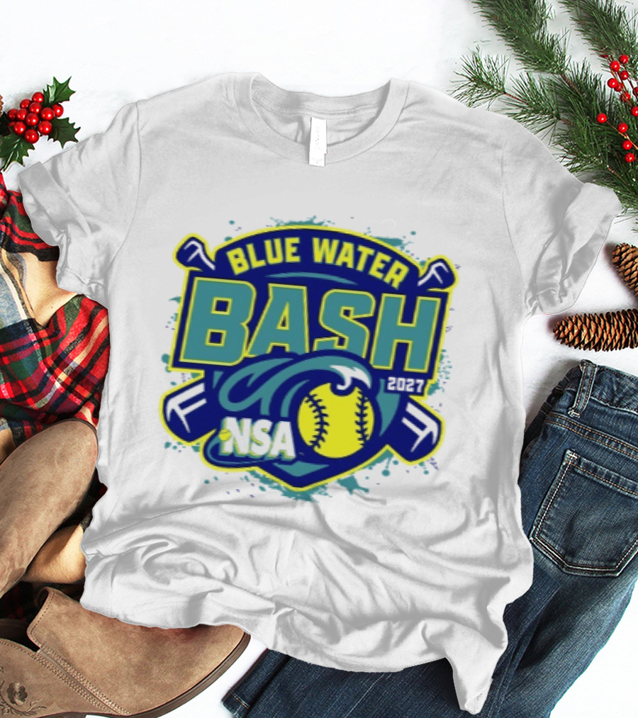 2027 NSA Blue Water Bash Fastpitch Softball Tournament T-Shirt