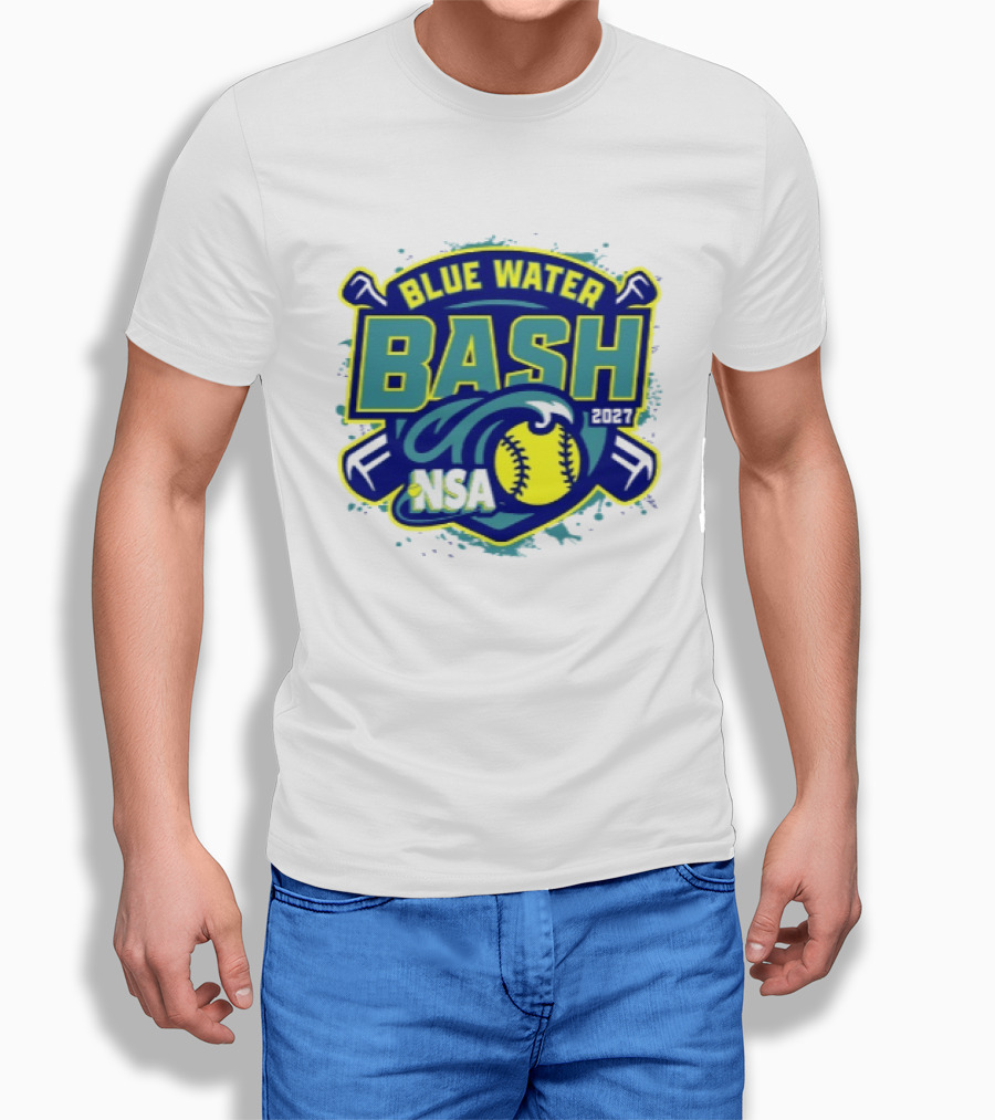 2027 NSA Blue Water Bash Fastpitch Softball Tournament T-Shirt