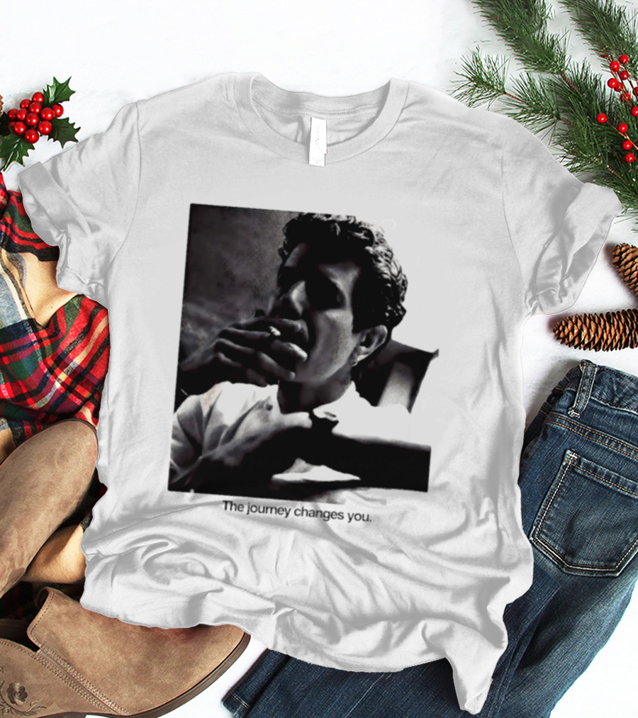 Anthony Bourdain Smoking The Journey Changes You T-Shirt