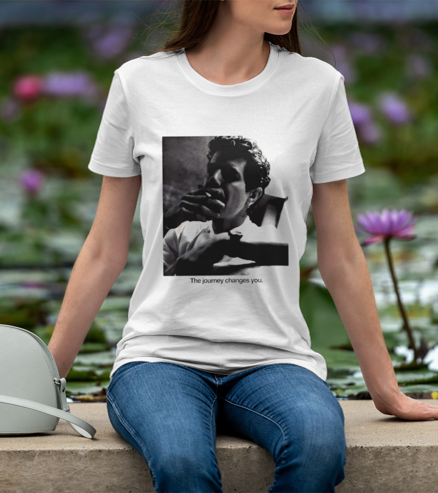 Anthony Bourdain Smoking The Journey Changes You T-Shirt