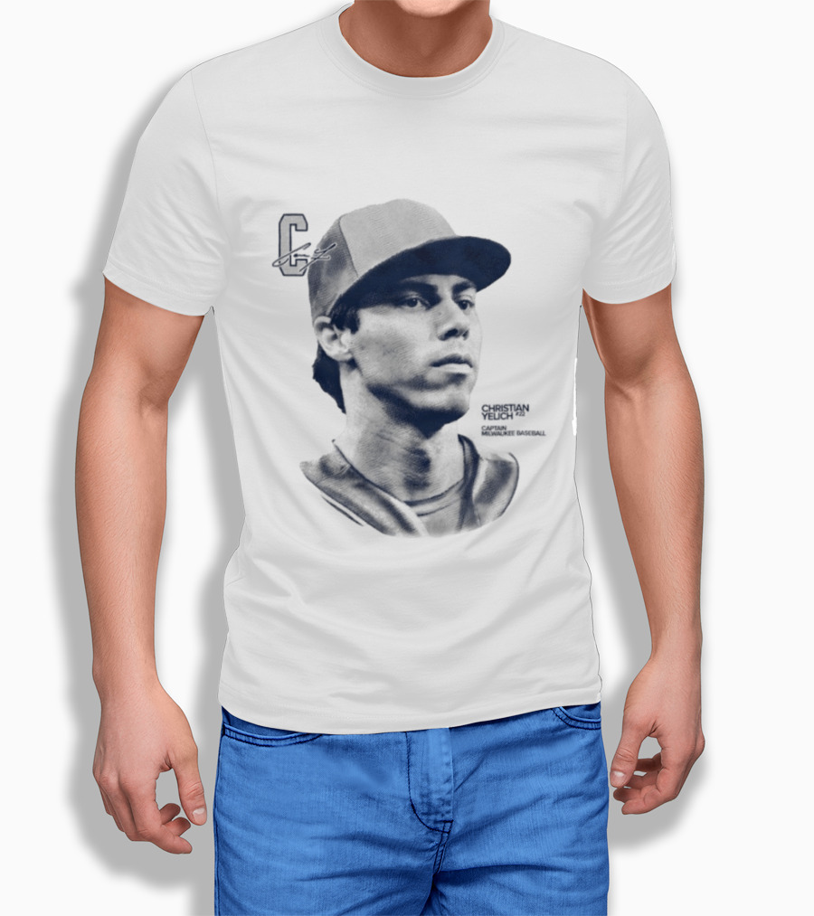 Christian Yelich C Captain Milwaukee Baseball T-Shirt