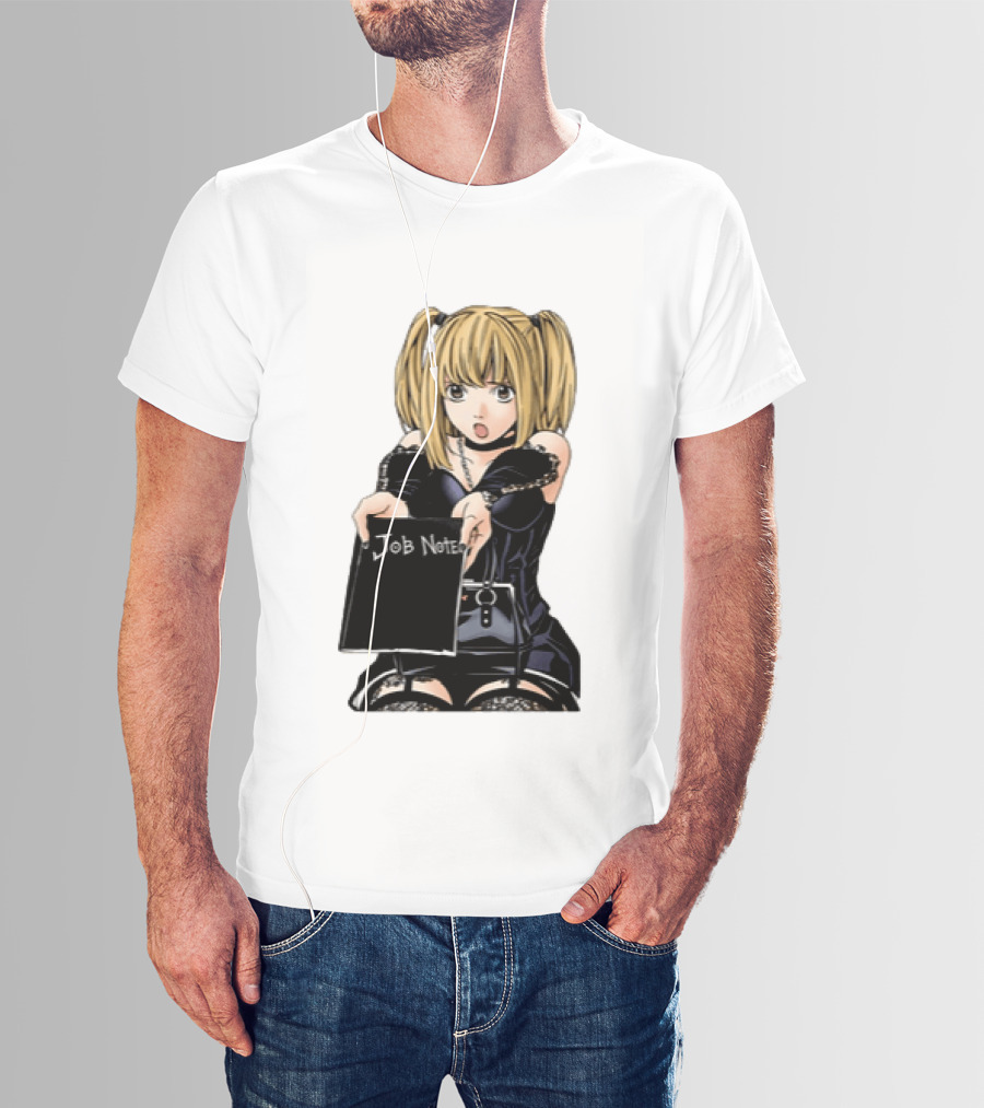 Misa Amane Job Note Anime Character Posing In Gothic Outfit T-Shirt
