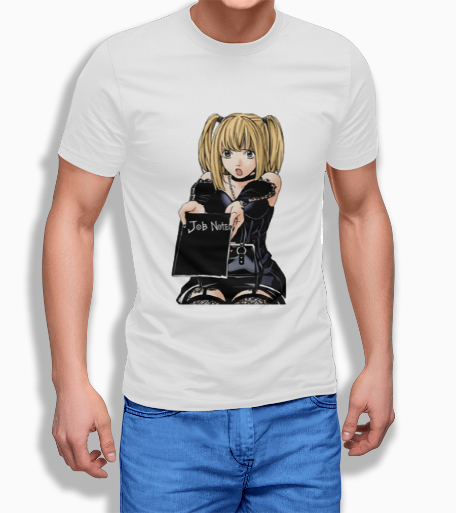 Misa Amane Job Note Anime Character Posing In Gothic Outfit T-Shirt
