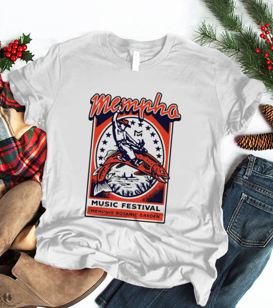 Mempho Music Festival Memphis Botanic Garden Event T-Shirt