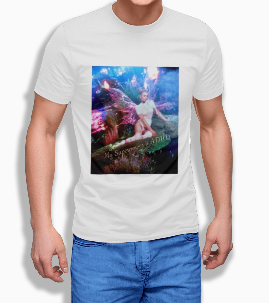 Paris Hilton My Superpower Is ADHD Fairy Meadow T-Shirt