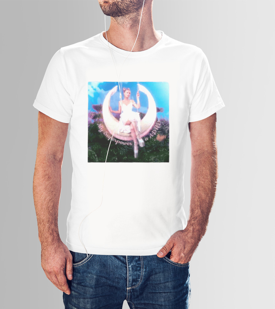 Paris Hilton Moon Swing My Superpower Is ADHD T-Shirt