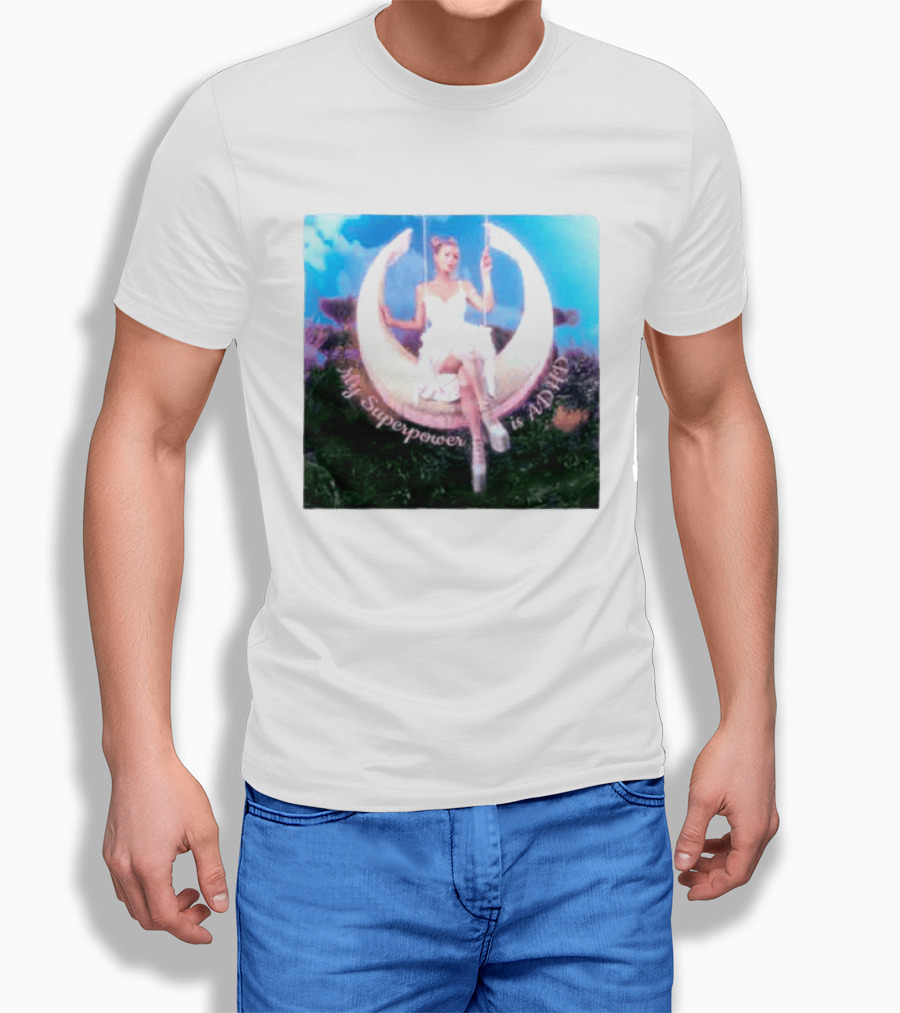 Paris Hilton Moon Swing My Superpower Is ADHD T-Shirt