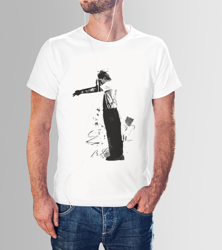 The Kid Laroi A Perfect World Tour 2026 Black Scribble T-Shirt