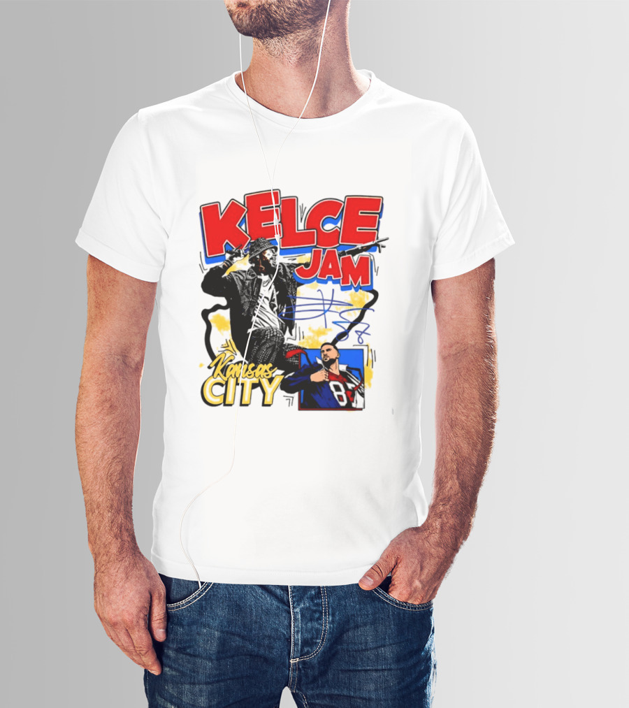 Kelce Jam Kansas City Chiefs Football Star T-Shirt