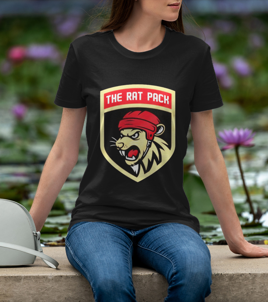Florida Panthers The Rat Pack NHL Hockey Fierce Lion Head T-Shirt