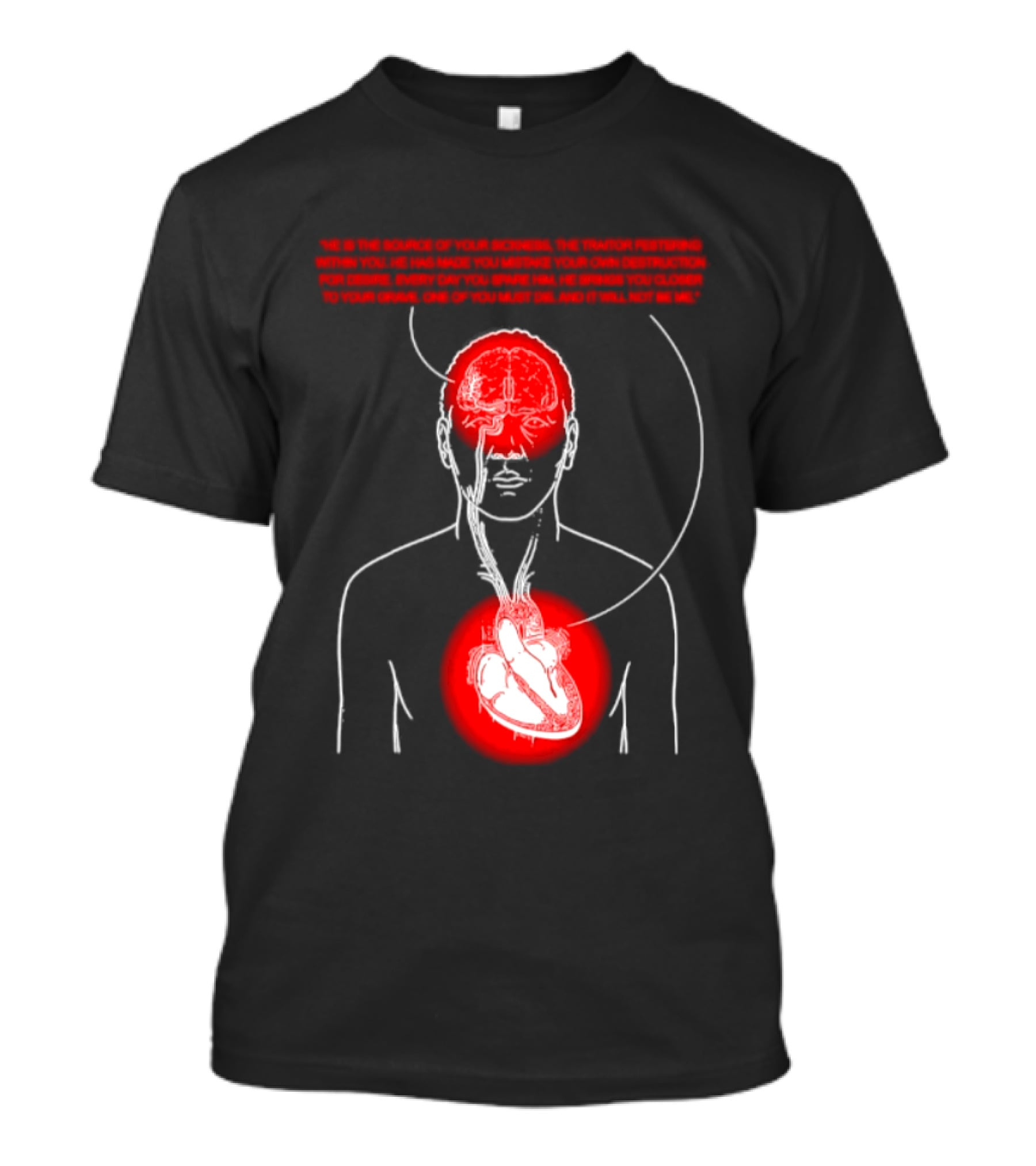 He Is The Source Of Your Sickness The Traitor Festering Within You T-Shirt