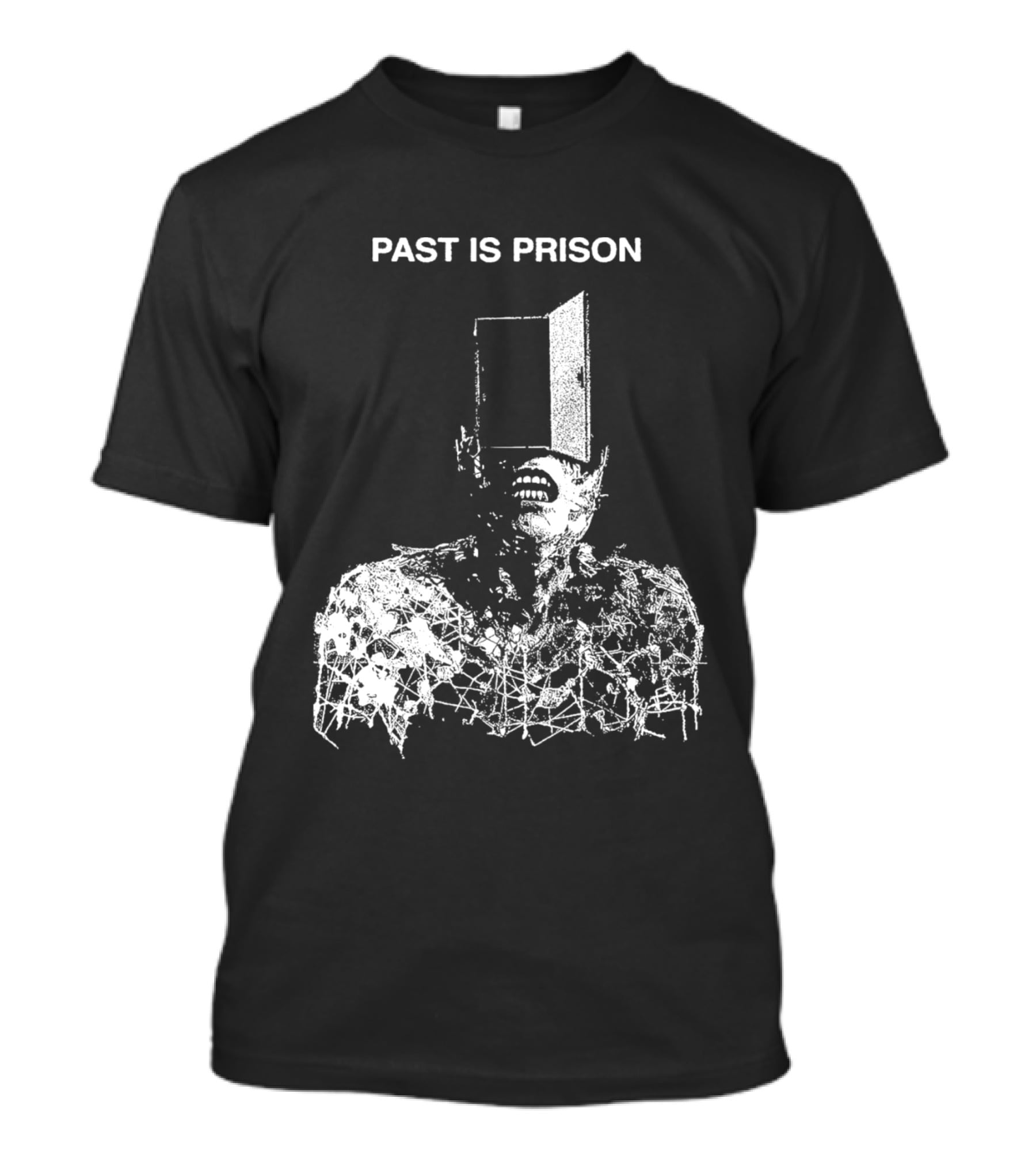 Past Is Prison Dark Horror Door Head Creepy T-Shirt