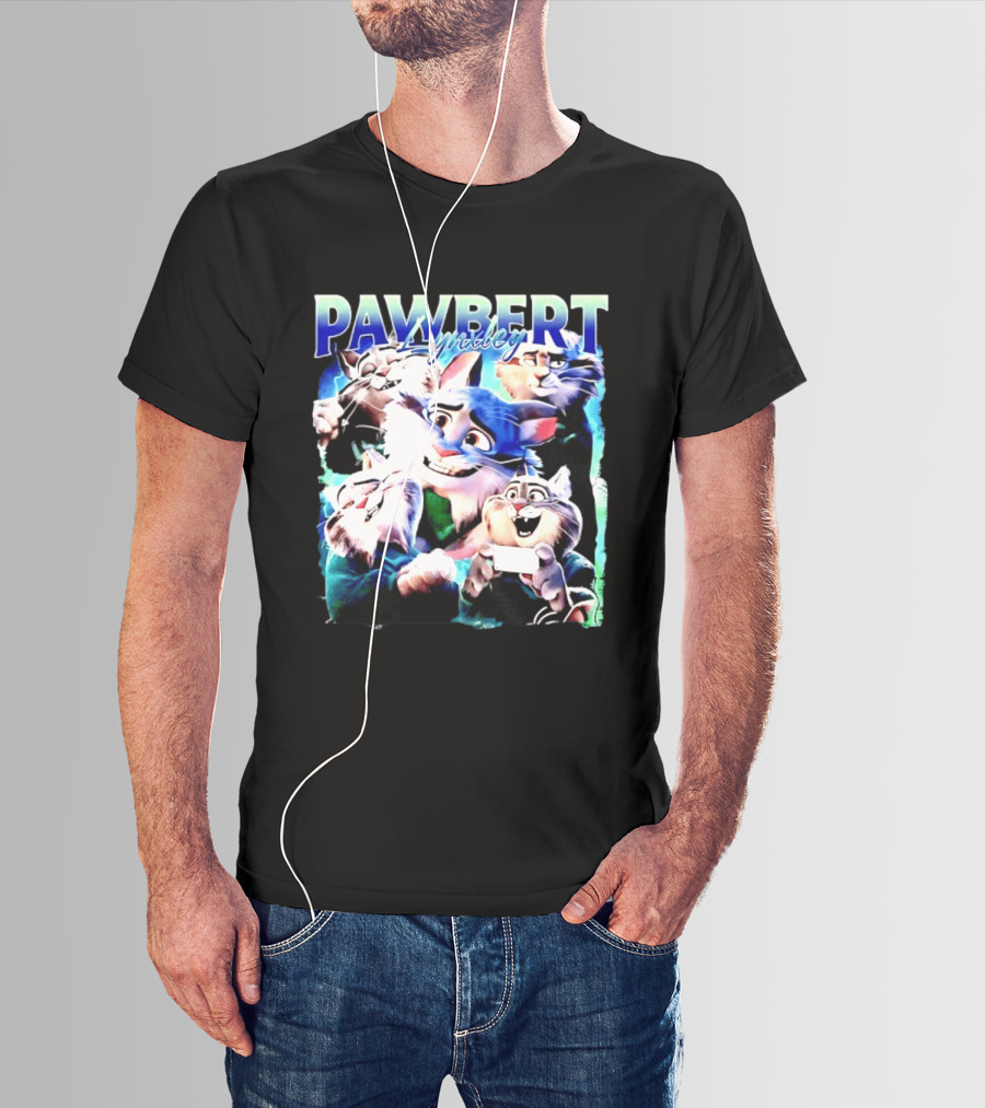 PAWBERT Lynxley Movie Feline Lynx Cat T-Shirt