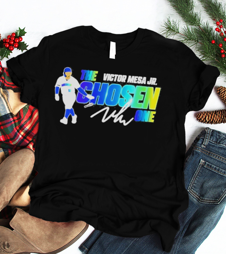 Rays Victor Mesa Jr The Chosen One Baseball Player T-Shirt