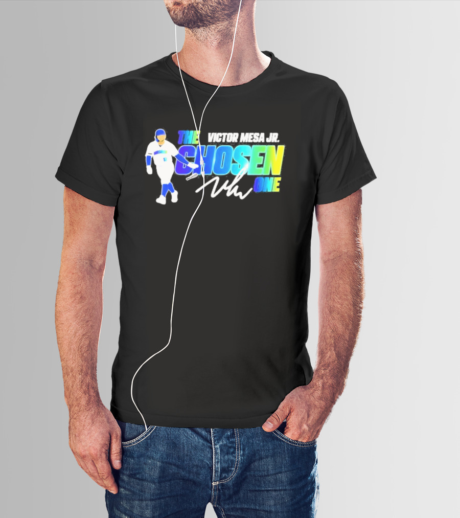 Rays Victor Mesa Jr The Chosen One Baseball Player T-Shirt