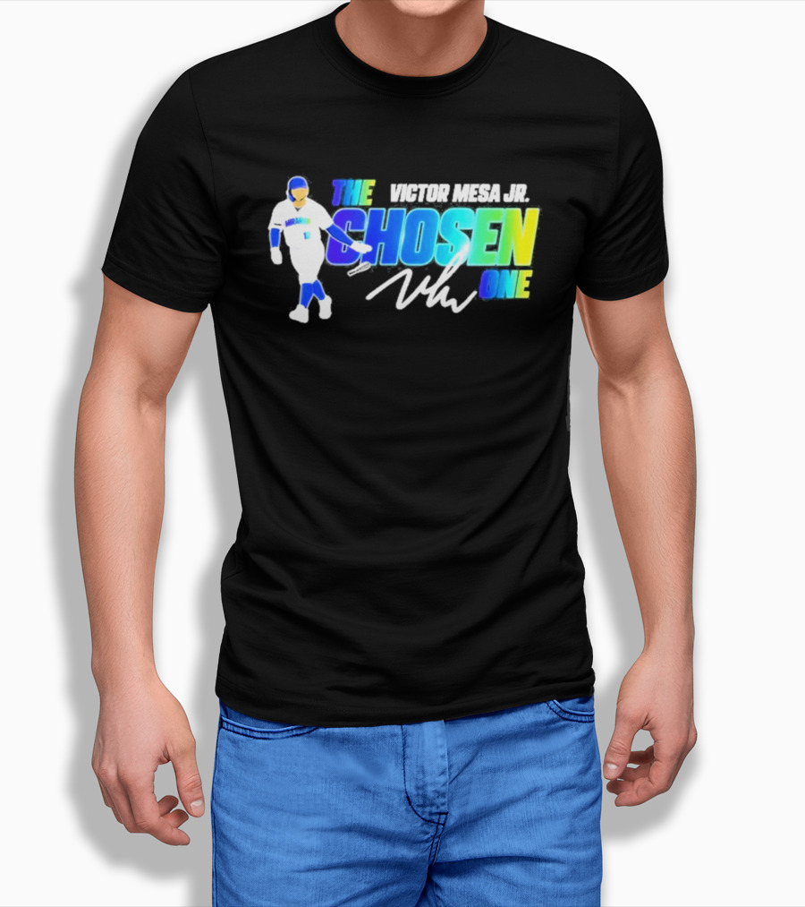 Rays Victor Mesa Jr The Chosen One Baseball Player T-Shirt