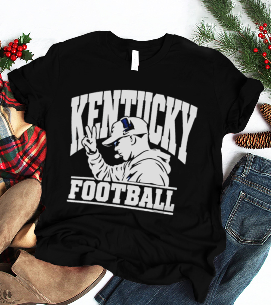 Kentucky Football Coach Two Finger Gameday Kentucky Football T-Shirt
