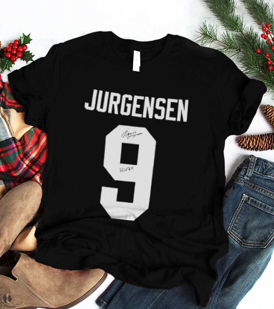 Jurgensen 9 Sonny Jurgensen Washington Redskins In Memory Of 1934 2026 Players 2 Sided T-Shirt