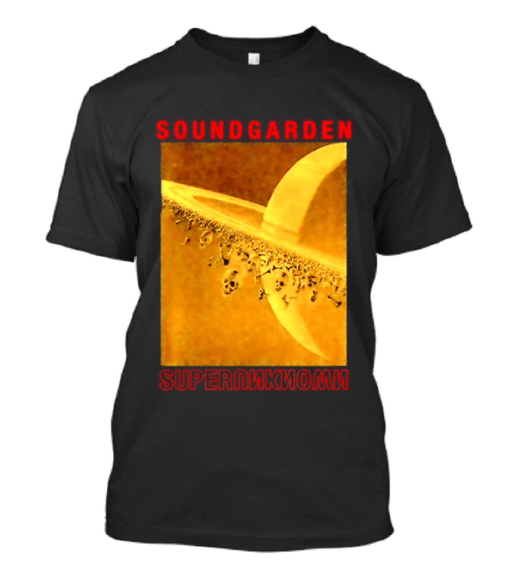 Soundgarden Superunknown Saturn Skulls Grunge Chris Cornell T-Shirt