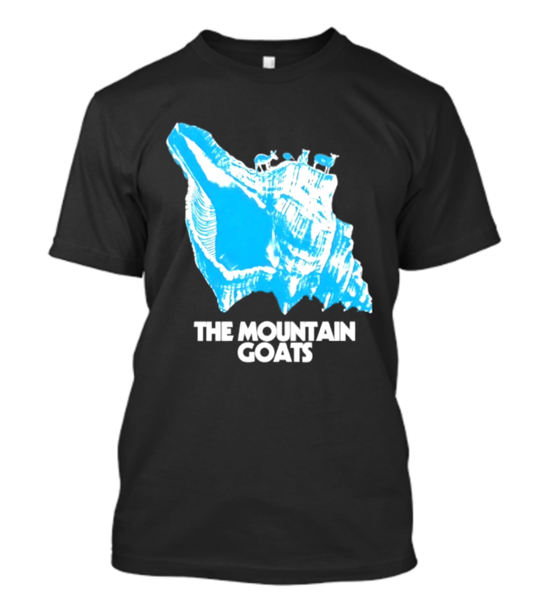 The Mountain Goats Indie Rock John Darnielle Blue Conch T-Shirt