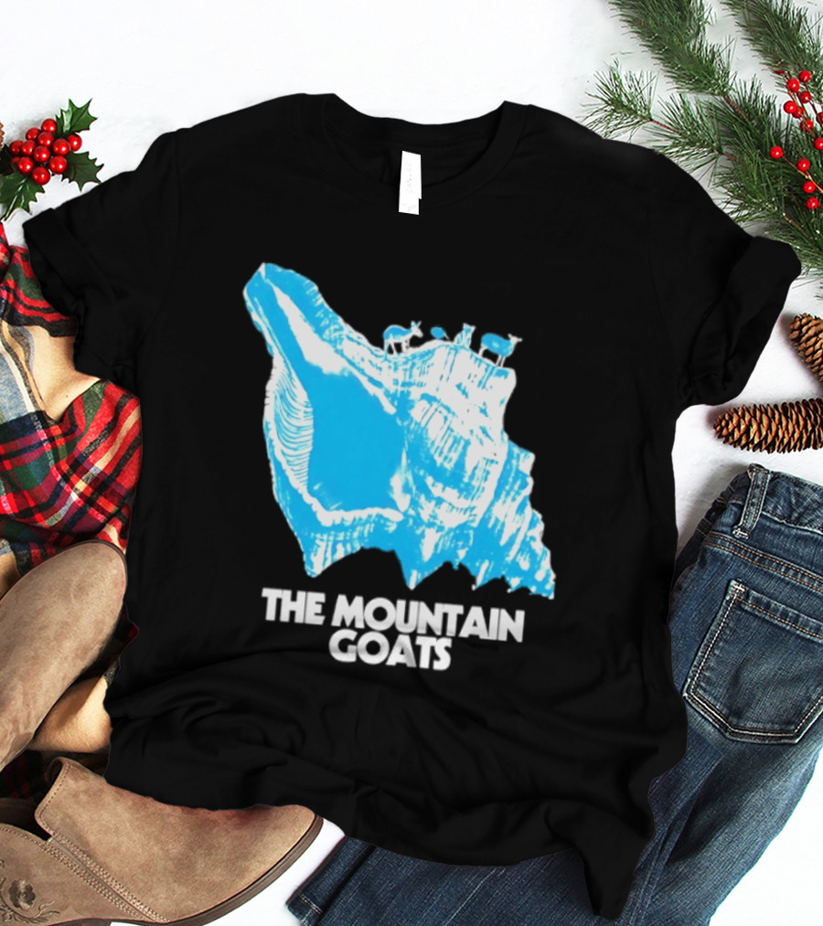 The Mountain Goats Indie Rock John Darnielle Blue Conch T-Shirt