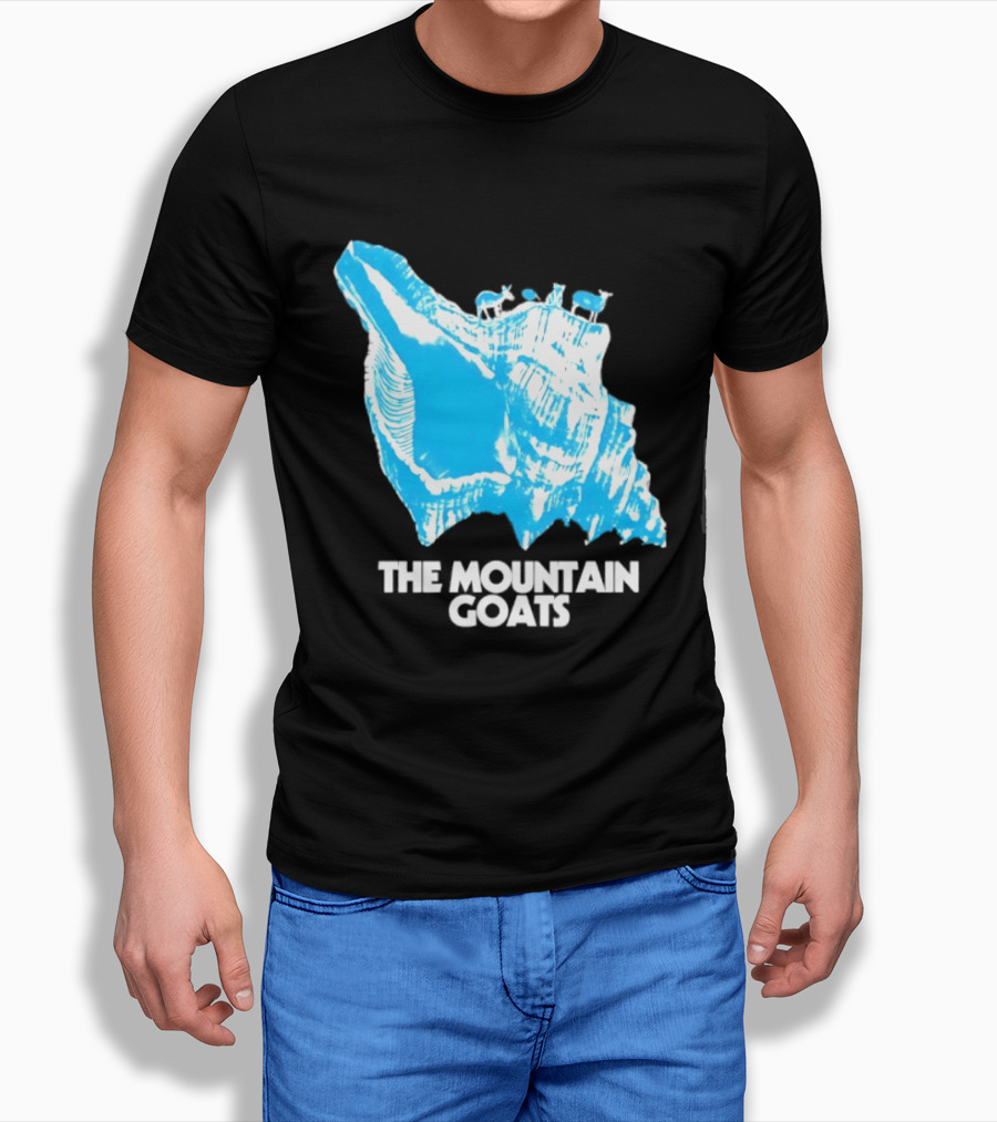 The Mountain Goats Indie Rock John Darnielle Blue Conch T-Shirt