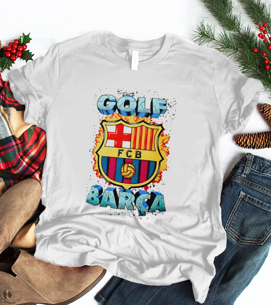 FCB Golf Barça Soccer Crest T-Shirt