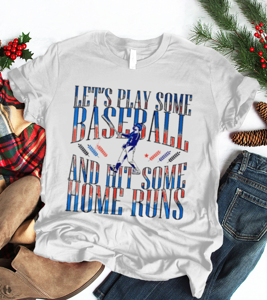 Let's Play Some Baseball And Hit Some Home Runs Milwaukee Brewers T-Shirt