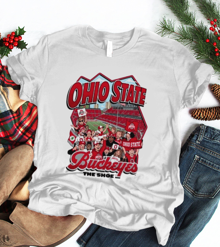 Ohio State Buckeyes The Shoe 2026 Football Ohio Stadium T-Shirt
