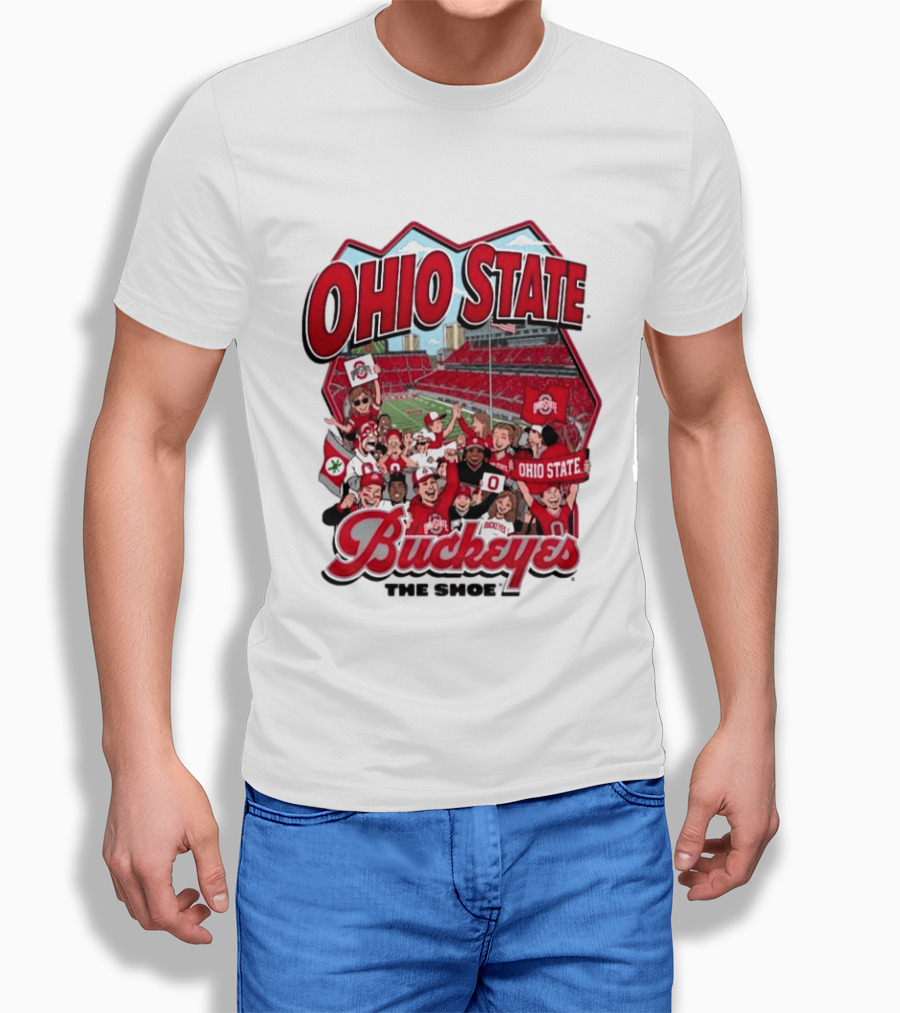 Ohio State Buckeyes The Shoe 2026 Football Ohio Stadium T-Shirt