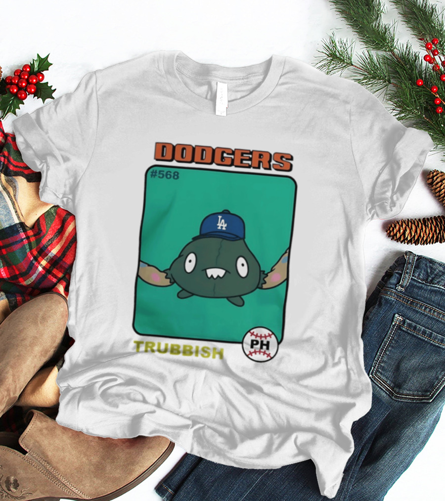 Los Angeles Dodgers Trubbish Pokémon Hat PH #568 T-Shirt