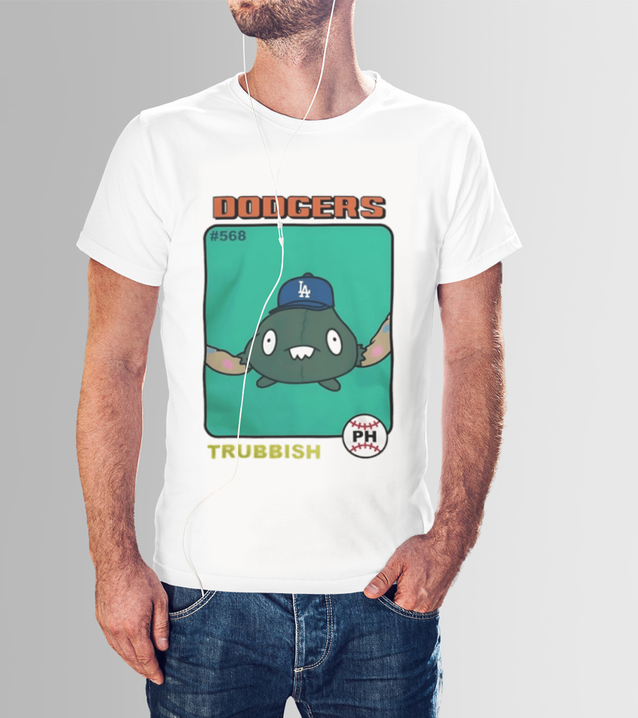 Los Angeles Dodgers Trubbish Pokémon Hat PH #568 T-Shirt