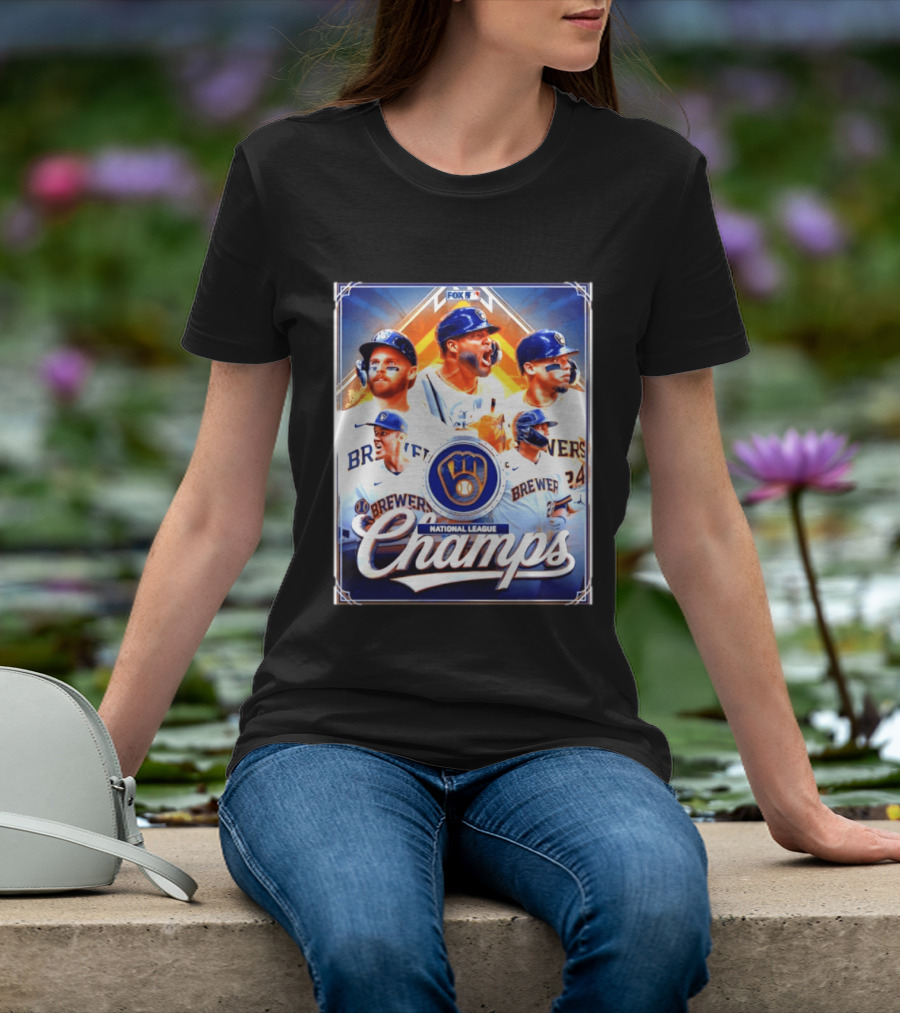 Milwaukee Brewers 2026 MLB Postseason NLCS Champs National League T-Shirt