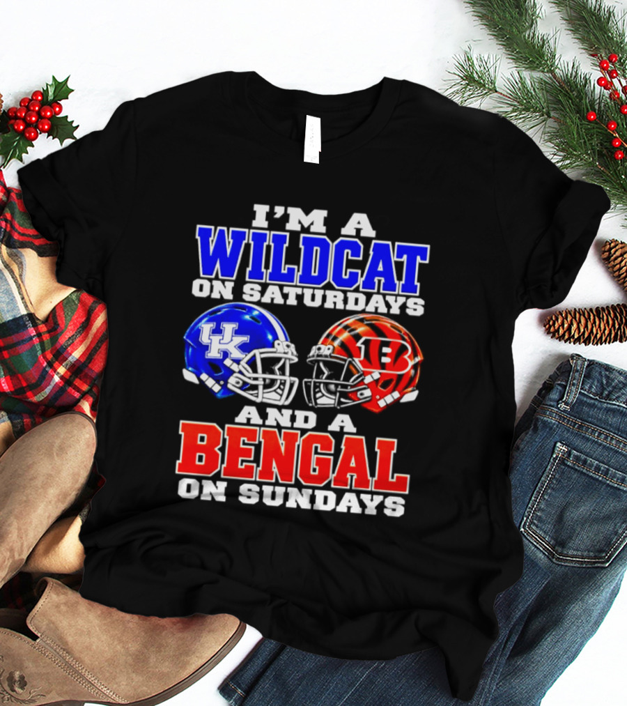 I'm A Kentucky Wildcat On Saturdays And A Bengal On Sundays T-Shirt