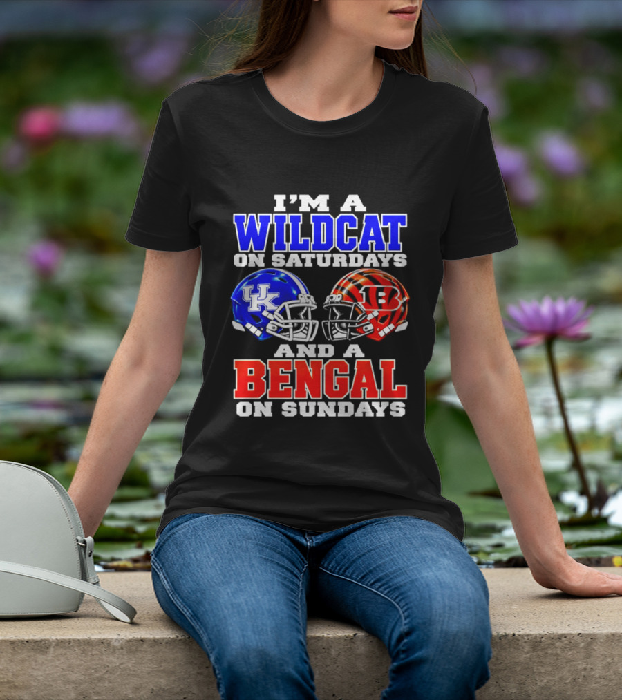 I'm A Kentucky Wildcat On Saturdays And A Bengal On Sundays T-Shirt