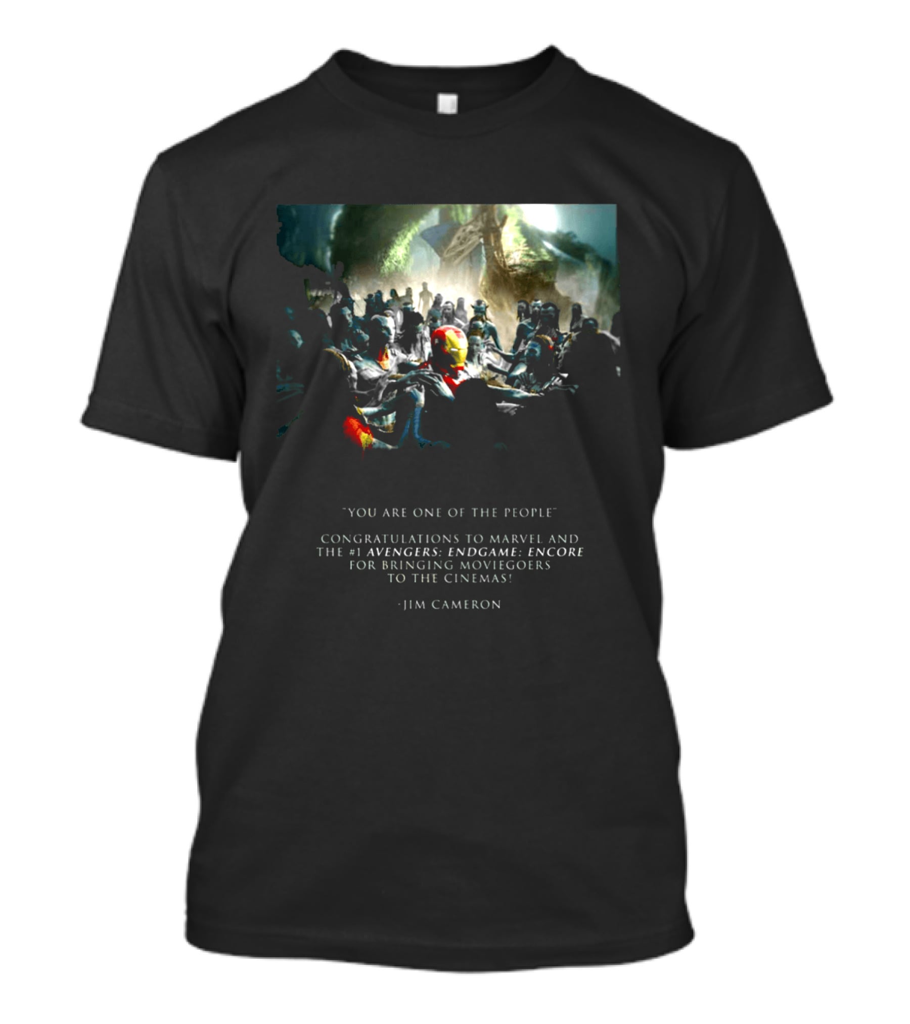 James Cameron Avengers Endgame Encore Congratulations Marvel Avatar T-Shirt