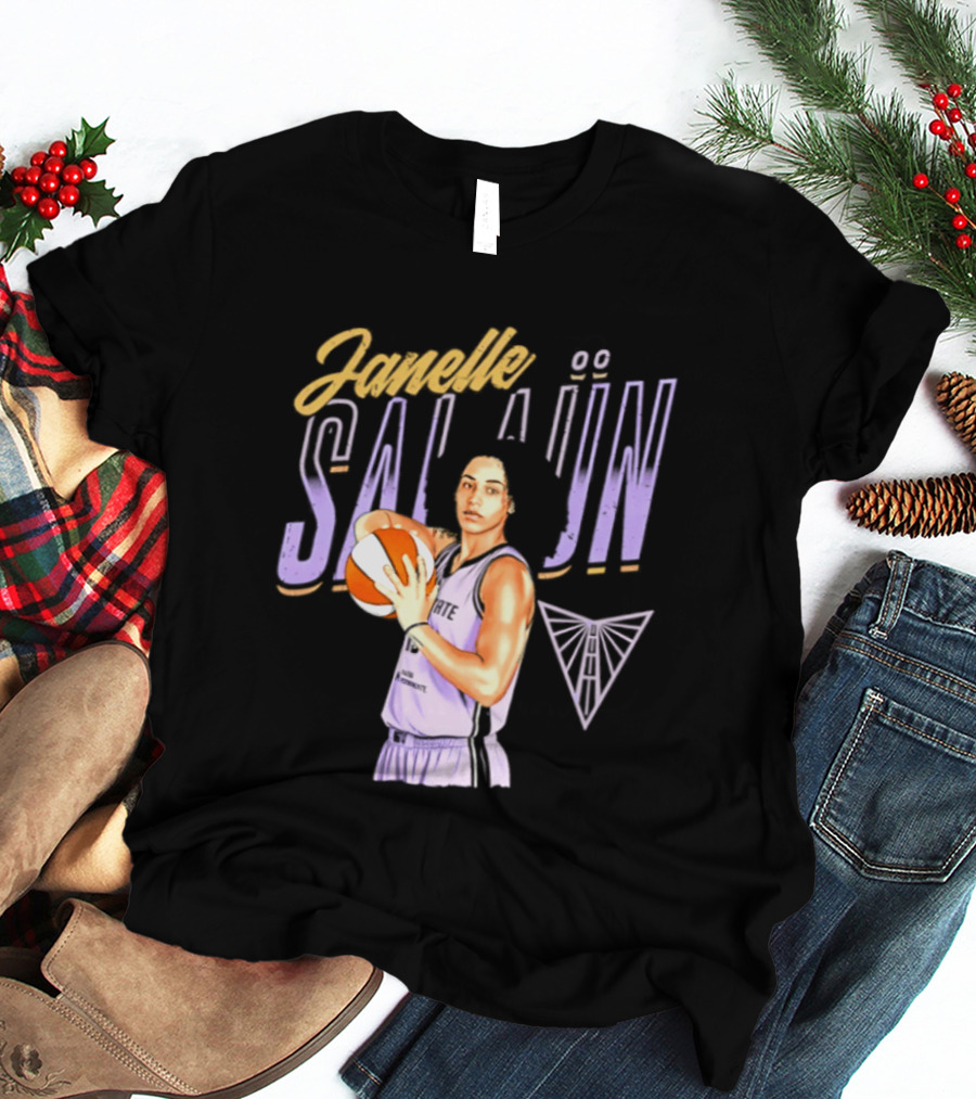 Janelle Salaun Golden State Valkyries Basketball Pose 2026 T-Shirt