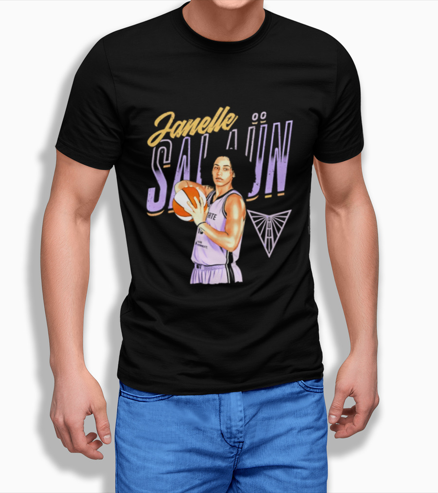 Janelle Salaun Golden State Valkyries Basketball Pose 2026 T-Shirt