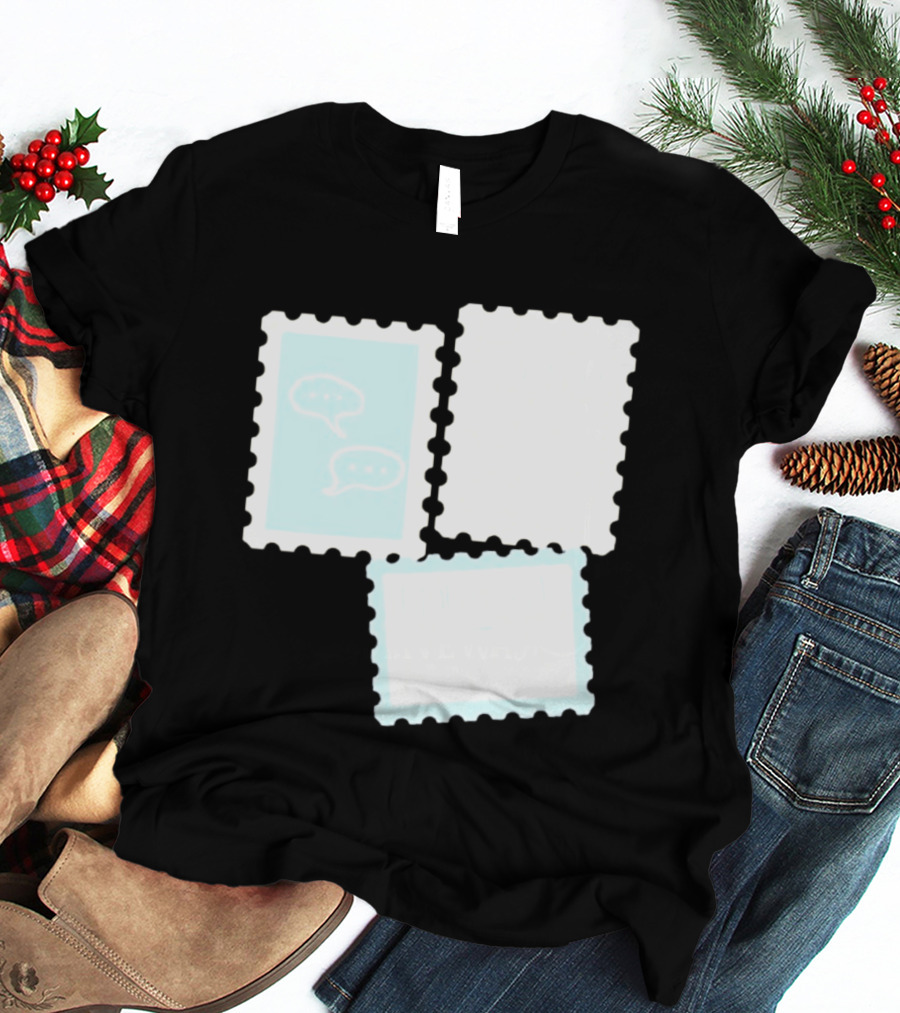 MassBQ Postage Stamps Speech Bubbles Collection T-Shirt