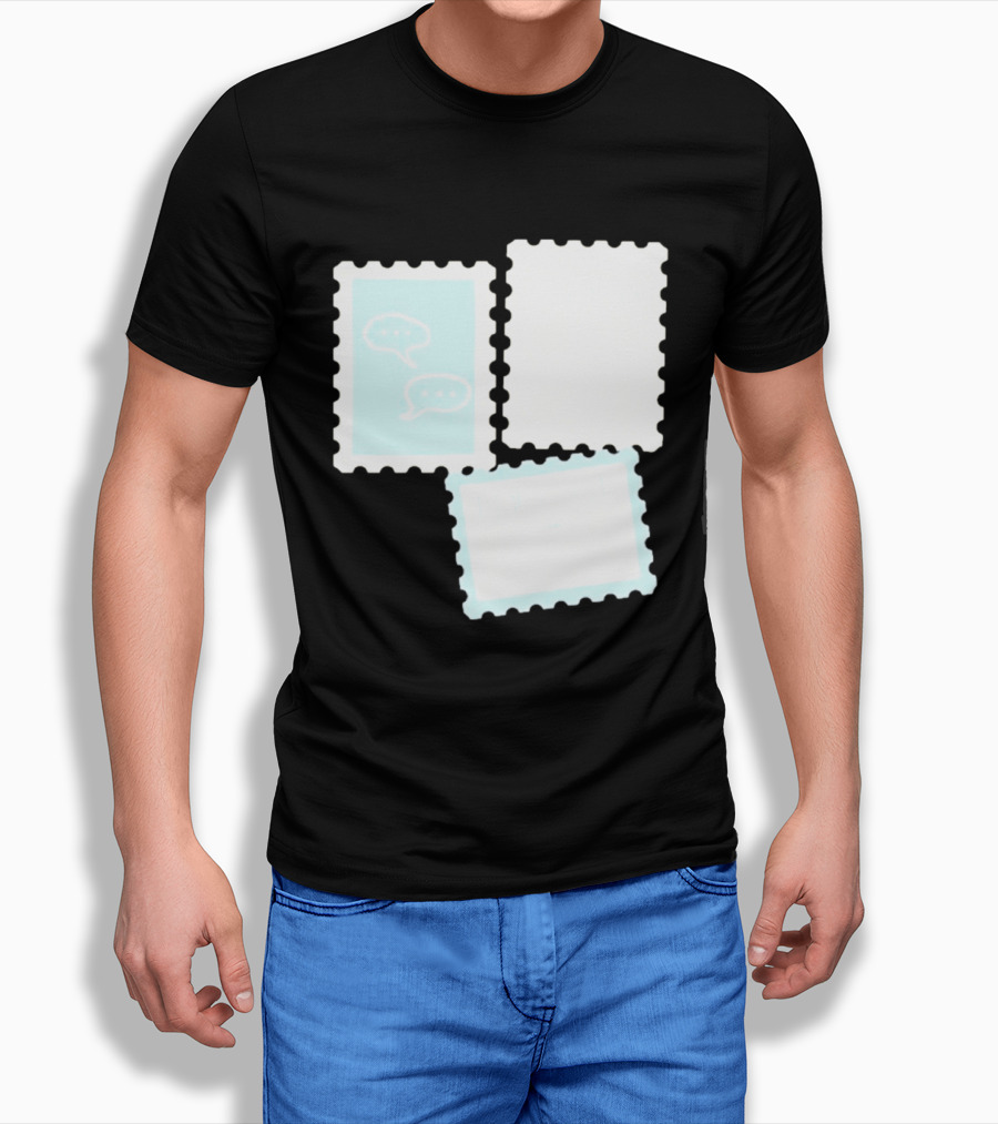 MassBQ Postage Stamps Speech Bubbles Collection T-Shirt