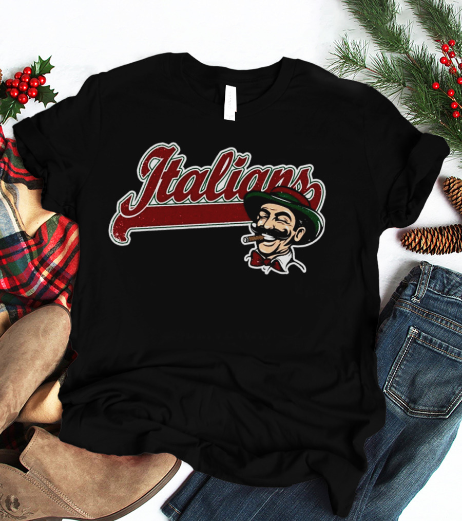 Italians Baseball Cigar Gentleman T-Shirt