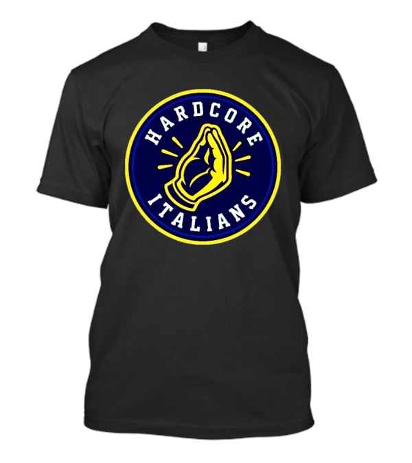 Hardcore Italians Milwaukee Baseball Praying Hands T-Shirt