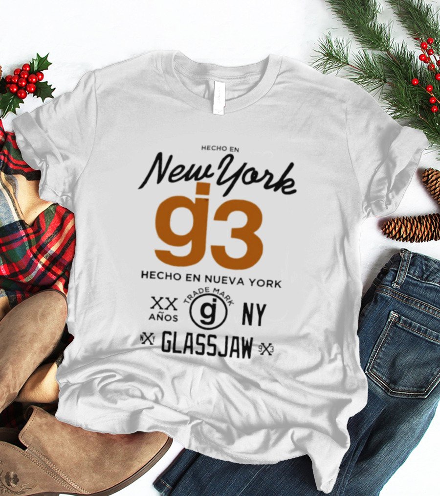 Hecho En New York 93 Glassjaw Trademark XX Años Nueva York NY T-Shirt