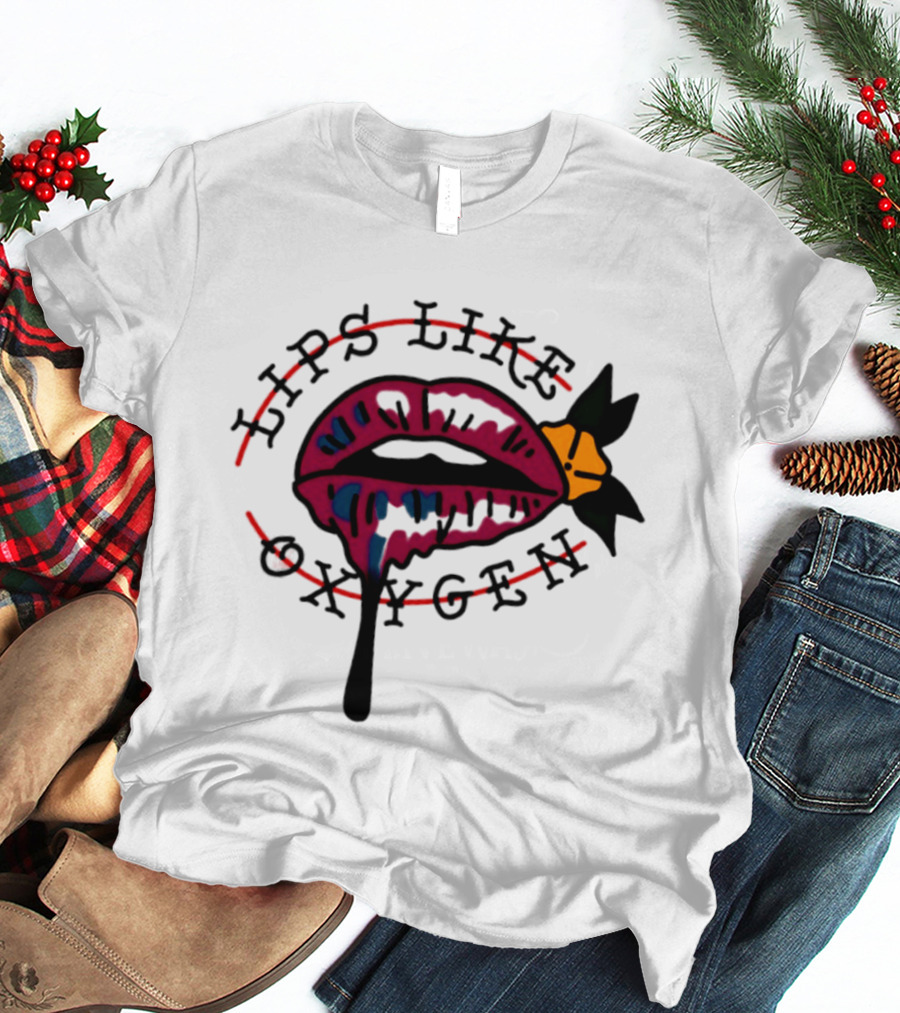 Lips Like Oxygen The Cure Robert Smith T-Shirt