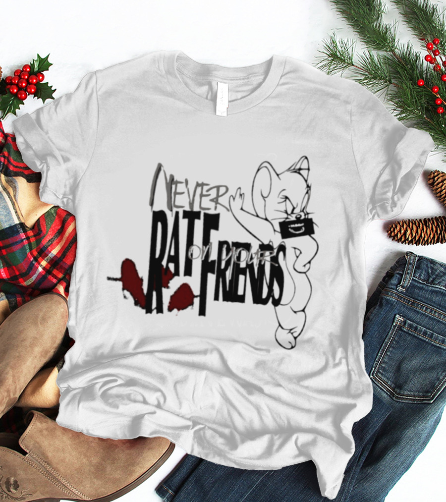 Never Rat On Your Friends Jerry Mouse Scontrol T-Shirt