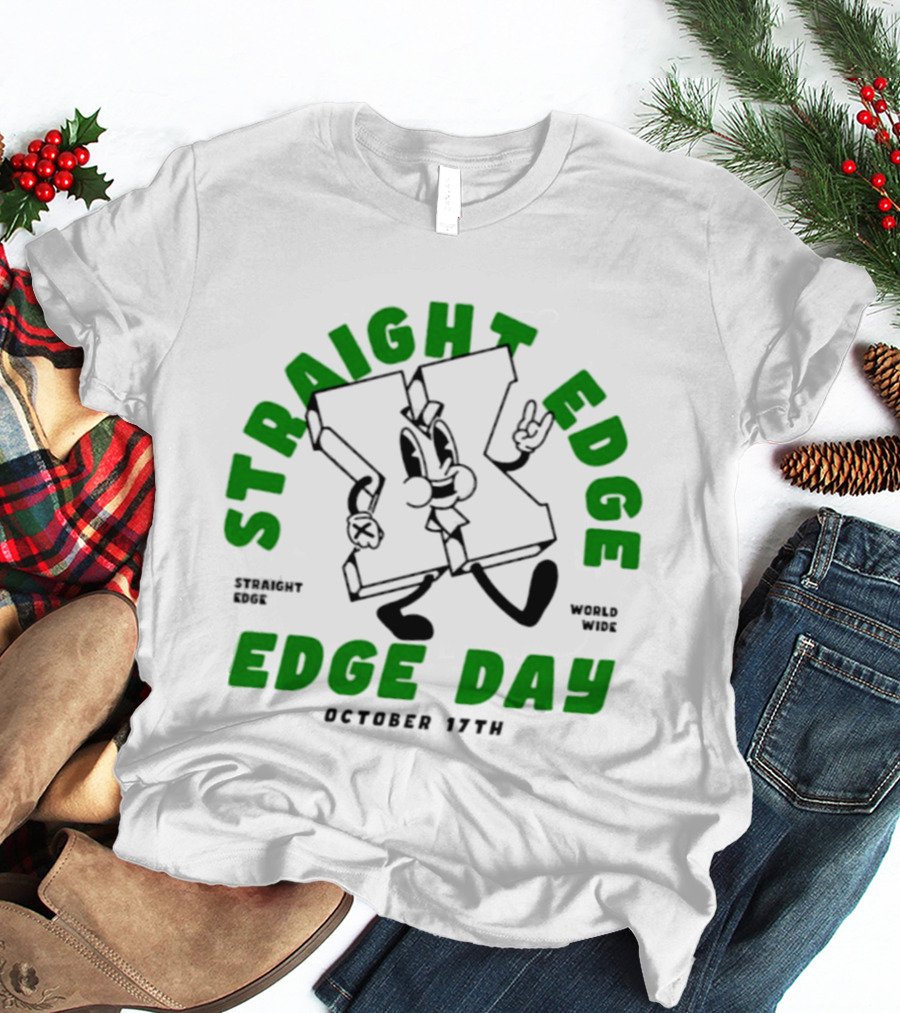 Straight Edge World Wide Edge Day October 17th T-Shirt