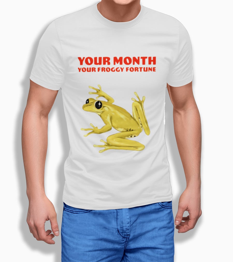 Your Month Your Froggy Fortune Horoscope Frog T-Shirt